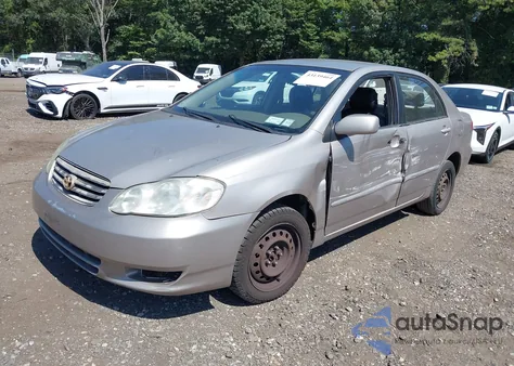 2003 Toyota Corolla Le из США, поврежденный, VIN 1NXBR32E43Z156219